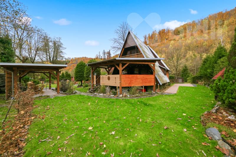 Prodej chaty 102m2, pozemek 878m2, Hrubá Voda
