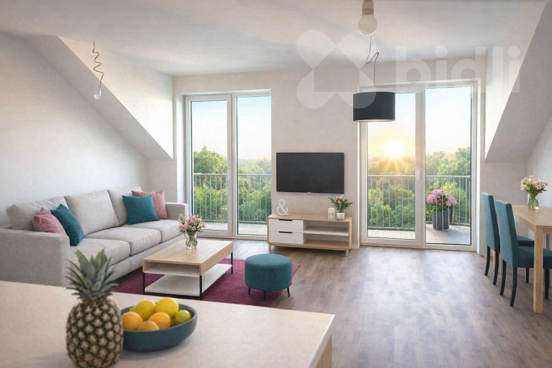 Prostorný byt 3+kk, 91,6 m2 s balkonem a parkováním v Českém Brodě