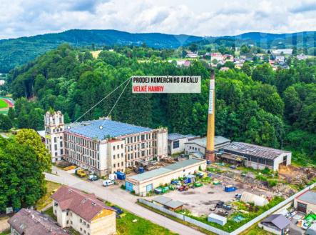 Průmyslový areál Velké Hamry - 11 000 m2 užitné plochy | Prodej - komerční objekt, průmyslový areál, 17 693 m²