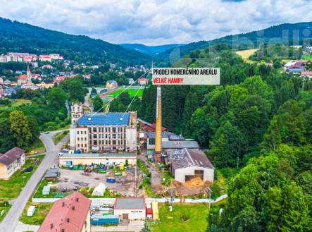 Průmyslový areál Velké Hamry - 11 000 m2 užitné plochy | Prodej - komerční objekt, průmyslový areál, 17 693 m²