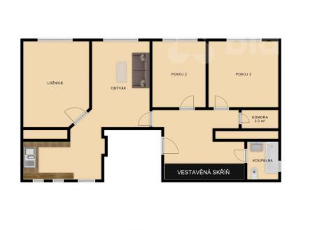 Prostorný byt 4+1 ve skvělé lokalitě u centra - Dvůr Králové n. L. | Prodej bytu, 4+1, 84 m²