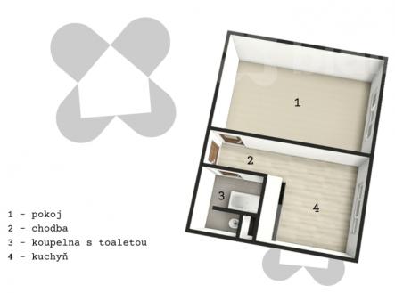 Prodej bytu 1+1, 39 m2, OV, Jirkov, ul. 5. května | Prodej bytu, 1+1, 41 m²