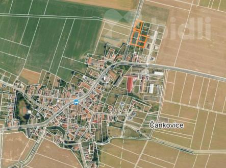 Mapa Čankovice | Prodej - pozemek pro bydlení, 768 m²