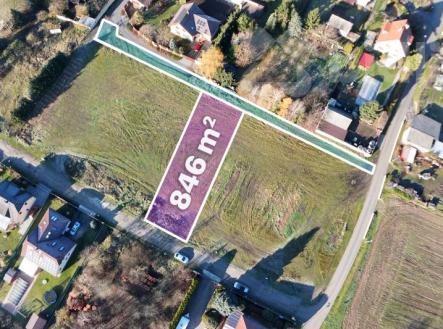 Prodej stavebního pozemku 846 m&#178; Malý Újezd | Prodej - pozemek pro bydlení, 846 m²