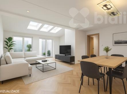 Výjimečný byt 4+kk s panoramatickým výhledem a terasou - Brno-Lesná | Prodej bytu, 4+kk, 159 m²