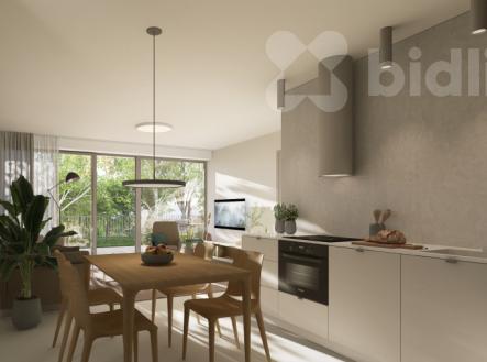 Prodej bytu 2+kk, 51,3 m2, Pražská třída, Hradec Králové - Kukleny | Prodej bytu, 2+kk, 51 m²