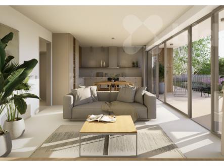 Prodej bytu 2+kk se terasou, 53,3 m2, Pražská třída, Hradec Králové - Kukleny | Prodej bytu, 2+kk, 53 m²