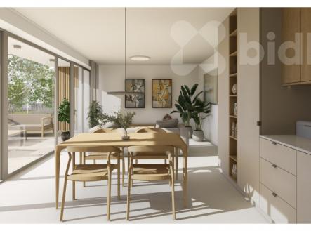 Prodej bytu 2+kk se terasou, 53,3 m2, Pražská třída, Hradec Králové - Kukleny | Prodej bytu, 2+kk, 53 m²