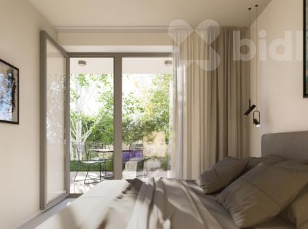 Prodej bytu 2+kk se zahradou, 53 m2, Pražská třída, Hradec Králové - Kukleny | Prodej bytu, 2+kk, 53 m²