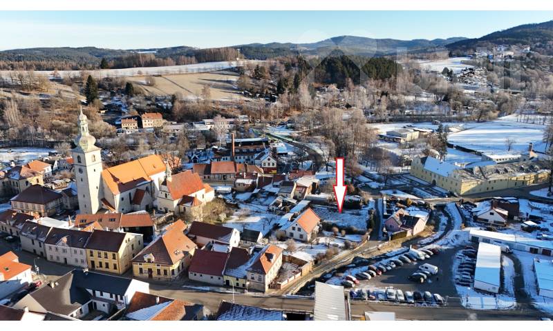 Prodej stavebního pozemku 602 m2, Kaplice