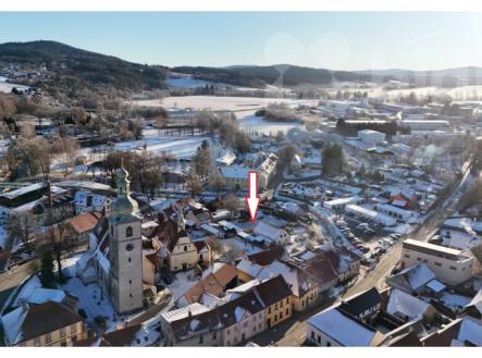 Prodej stavebního pozemku 602 m2, Kaplice | Prodej - pozemek pro bydlení, 602 m²