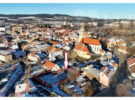 Prodej stavebního pozemku 602 m2, Kaplice | Prodej - pozemek pro bydlení, 602 m²