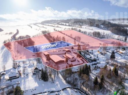 Prodej atraktivního areálu Hamříkova stáj, Horní Moravice, pohoří Jeseníky | Prodej - penzion, 2 705 m²