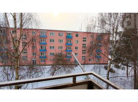 pohled z balkonu | Pronájem bytu, 3+kk, 55 m²