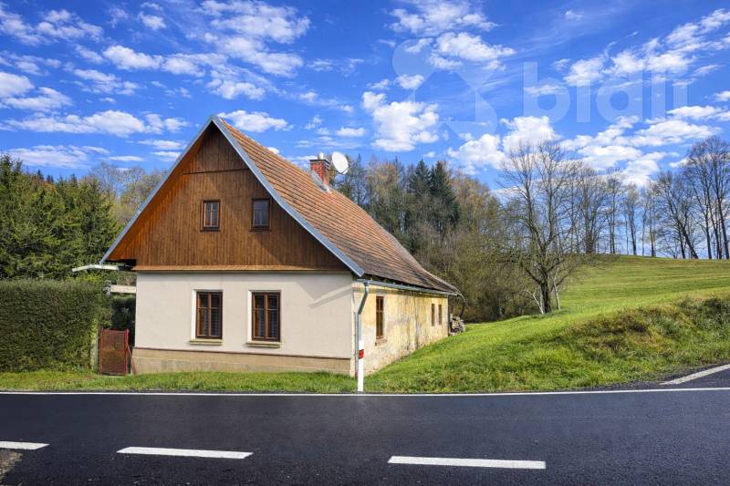 Prodej chalupy s velkým pozemkem a vlastním lesem