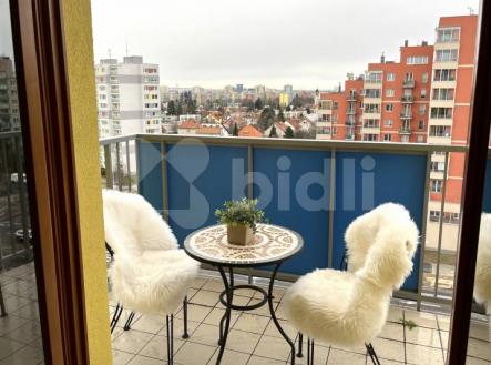 Pronájem zařízeného bytu 1+kk, 31 m2, balkón 4,5 m2, Praha 4 - Kamýk | Pronájem bytu, 1+kk, 31 m²