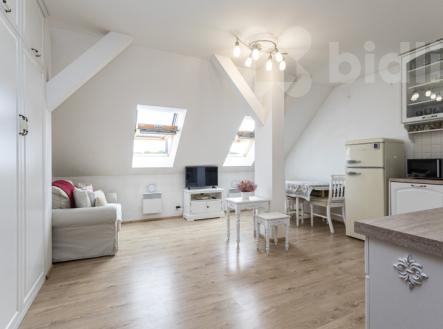 Pronájem bytu 2+kk, Na Plzeňce, Praha 5 - Smíchov, v domě s výtahem. | Pronájem bytu, 2+kk, 54 m²