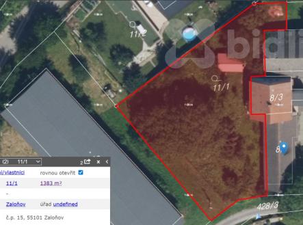 Prodej pozemku 1383m2 pro bydlení - Zaloňov | Prodej - pozemek pro bydlení, 1 383 m²