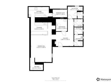 půdorys - bistro | Prodej - nájemní dům, 195 m²