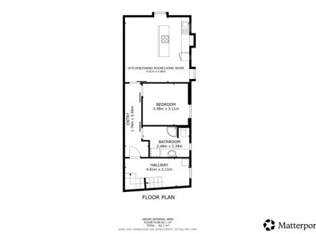 půdorys - 2.patro | Prodej - nájemní dům, 195 m²