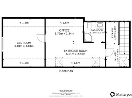 půdorys - podkroví | Prodej - nájemní dům, 195 m²