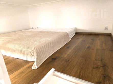 Pronájem zařízeného bytu 1+kk (18 m2) s patrem na spaní (6 m2), U nádražní lávky, Praha 8 - Karlín | Pronájem bytu, 1+kk, 27 m²