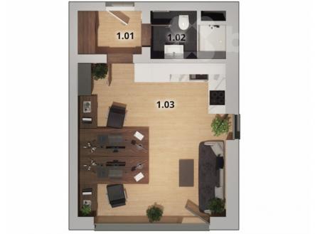 Moderní kancelář v Českém Brodě | Prodej - kanceláře, 28 m²
