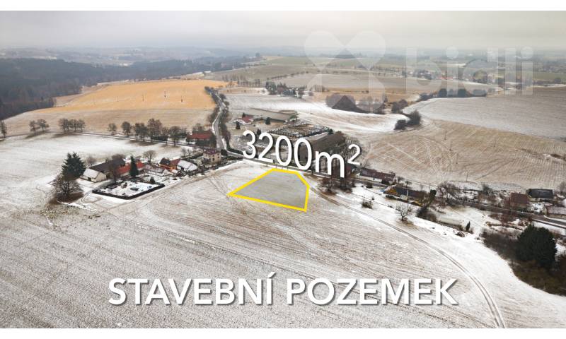 Prodej pozemku 3 200 m2 v Domamyšli - prostor pro váš domov i investici