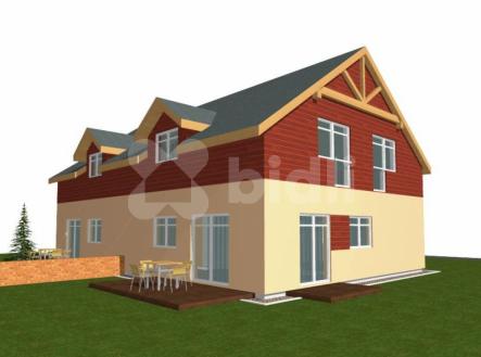 Prodej RD - dvojdomu na klíč v Rajhradicích, 664 m2 | Prodej - dům/vila, 117 m²