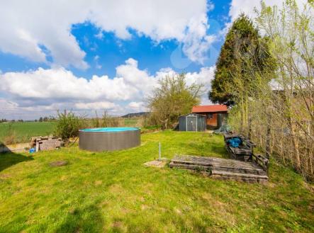 Prodej zahrady 306 m² s chatkou - Plzeň, klidná a soukromá lokalita | Prodej - pozemek, zahrada, 306 m²