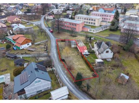 Prodej stavebního pozemku 640 m2 s garáží 41m2 Zlaté Hory | Prodej - pozemek pro bydlení, 640 m²