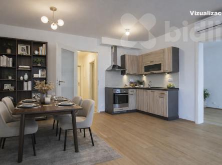 PRODEJ: Prostorný byt 2+kk (63 m2) s balkonem, garáží a velkou komorou - Praha 8, Nové Chabry | Prodej bytu, 2+kk, 71 m²