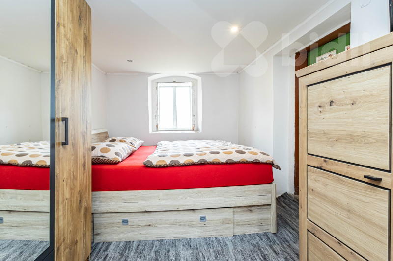 Exkluzivní prodej rodinný dům 2+kk s potenciálem rozšíření, pozemek 1217 m2, Zahrádka u Čížkova