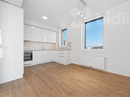 kuchyň + obývací pokoj | Pronájem bytu, 2+kk, 54 m²