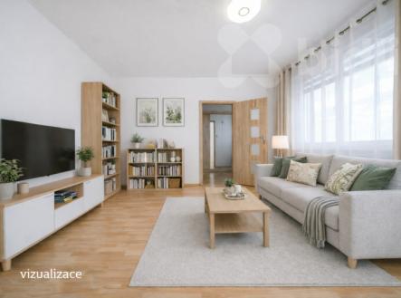vizualizace | Prodej bytu, 2+1, 43 m²