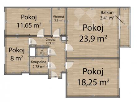 Byt 3+1 Plzeň Lobzy | Prodej bytu, 3+1, 79 m²