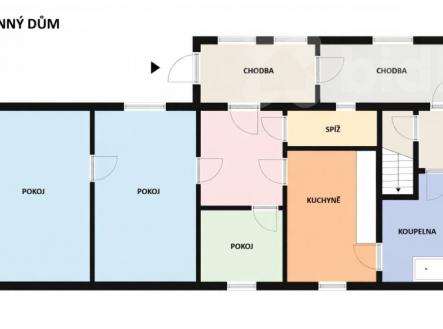 Prodej rodinného domu 80m2 s velkým dvorem  - Peč-Lidéřovice | Prodej - dům/vila, 80 m²
