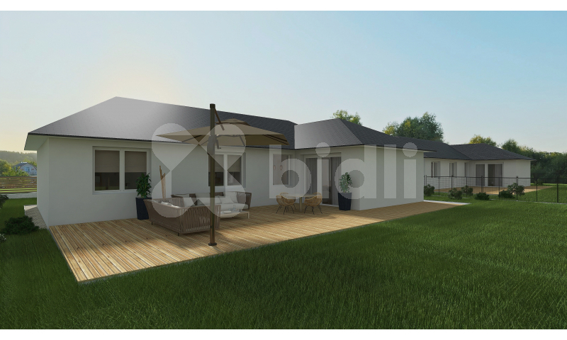 Prodej přízemního rodinného domu 4+kk (100 m2) - dostavba 2027