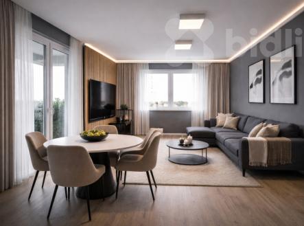 3D vizualizace | Prodej bytu, 3+kk, 76 m²