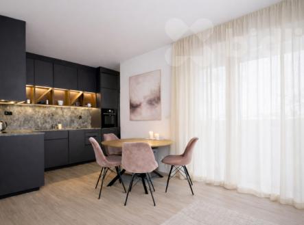 Prodej bytu 3+kk, 76,83 m2 + 2 lodžie + garážové stání, Praha 9 - Letňany, ul. Tupolevova | Prodej bytu, 3+kk, 76 m²