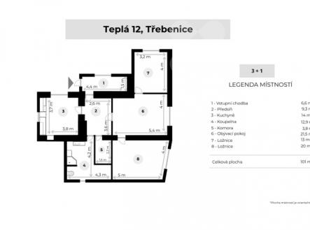 Rodinný dům 3+1, stodola, garáž, zahrada - Teplá u Třebenic | Prodej - dům/vila, 101 m²