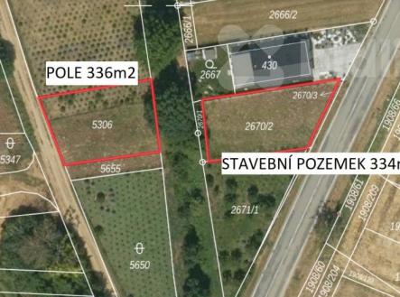 Prodej stavebního pozemku 670m2 - Ježov u Kyjova | Prodej - pozemek pro bydlení, 670 m²