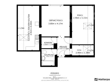 Prodej bytu 2+1 v Božicích u Znojma | Prodej bytu, 2+1, 72 m²