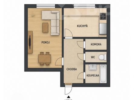 Prodej bytu 1+1, 42 m2; OV, sklep, po rekonstrukci, Praha - Vršovice | Prodej bytu, 1+1, 42 m²