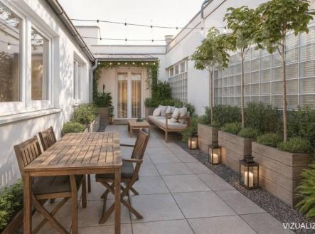 Terasa možný nový stav | Prodej bytu, 4+kk, 159 m²