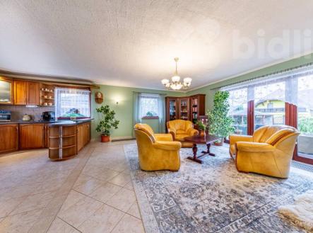 Prostorný rodinný dům 7+kk s velkou zahradou, garáží a romantickým jezírkem | Prodej - dům/vila, 221 m²