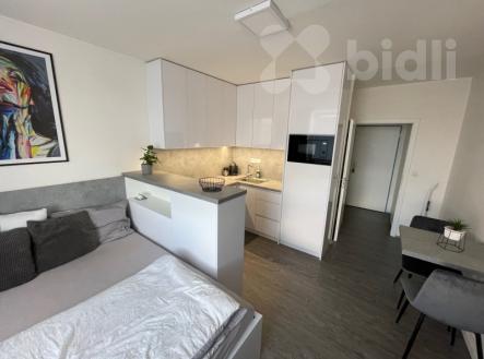 Pronájem zařízeného bytu 1+kk v centru Zlína | Pronájem bytu, 1+kk, 25 m²