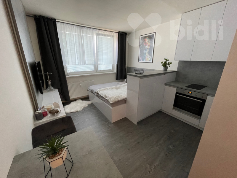 Pronájem zařízeného bytu 1+kk v centru Zlína