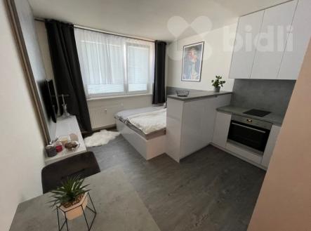 Pronájem zařízeného bytu 1+kk v centru Zlína | Pronájem bytu, 1+kk, 25 m²