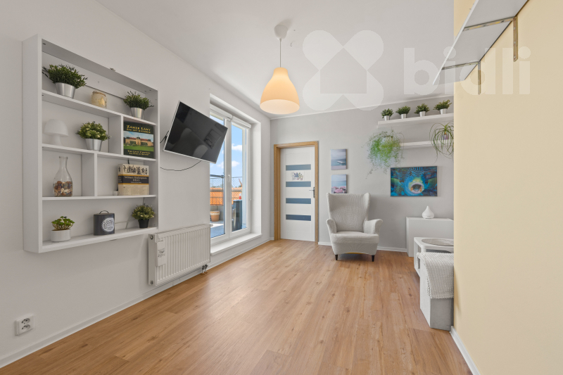 Prodej bytu 90,9 m2 s terasou 36,2 m2 a parkovacím stáním v Nehvizdech